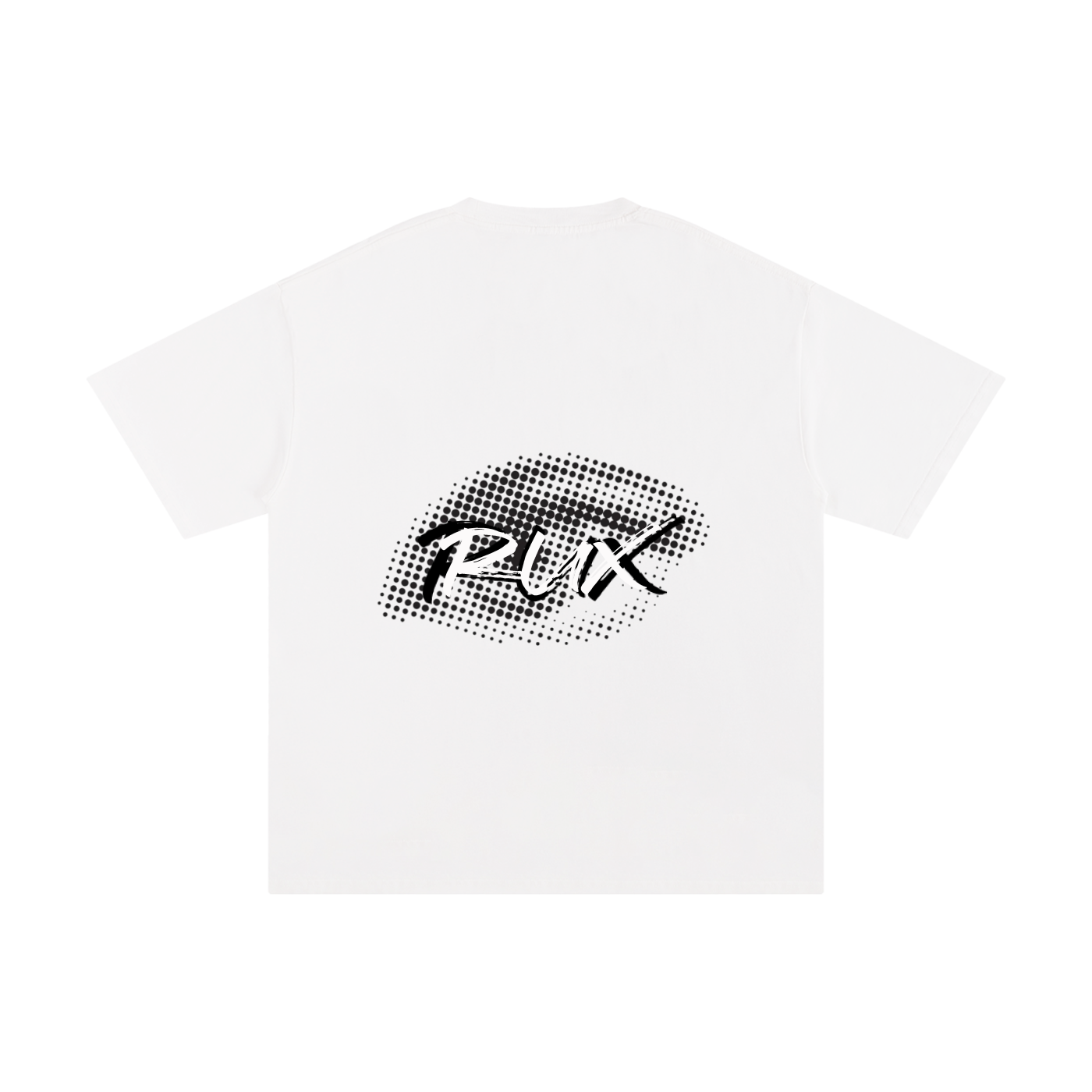 white RUX dotted eye design