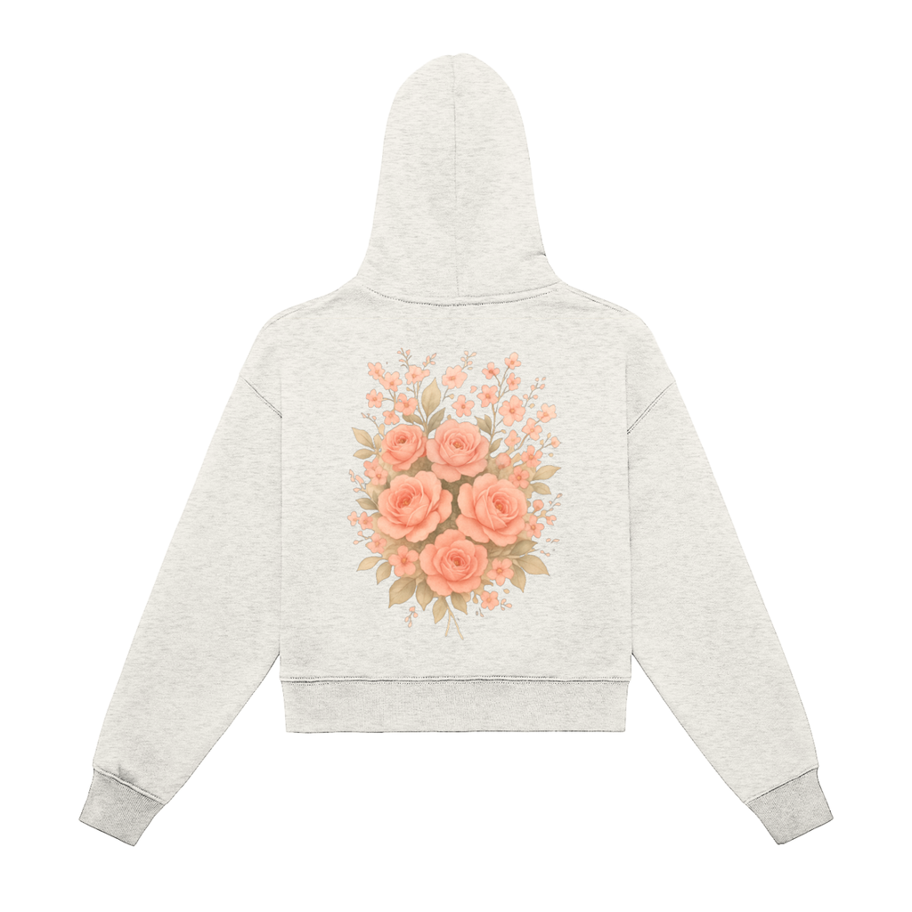 RUX women's Zip-Up Cropped Hoodie