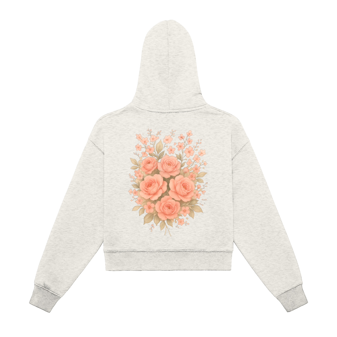 RUX women's Zip-Up Cropped Hoodie