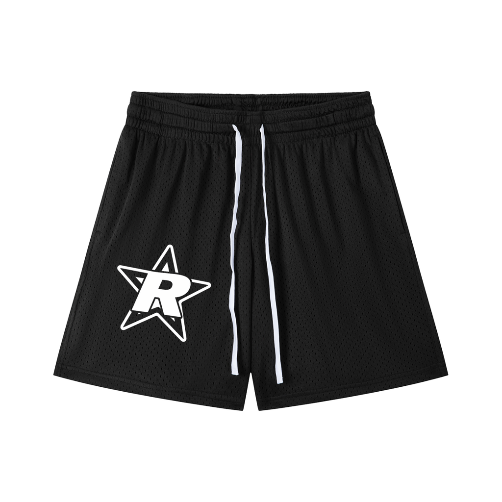 RUX "R" Mesh Drawstring Shorts