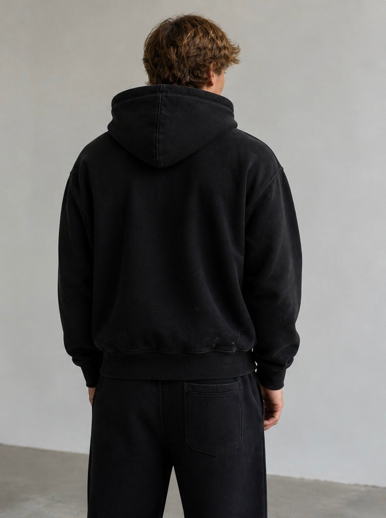 RUX Core Hoodie - Raw Black