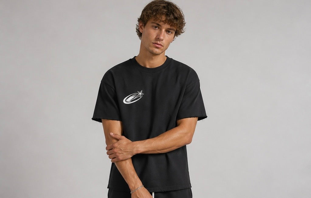 RUX Core Tee – Raw Black