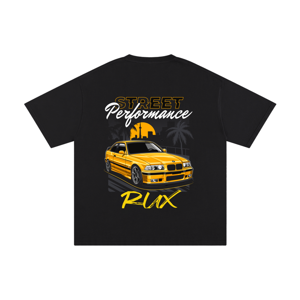 Yellow RUX street performance car design