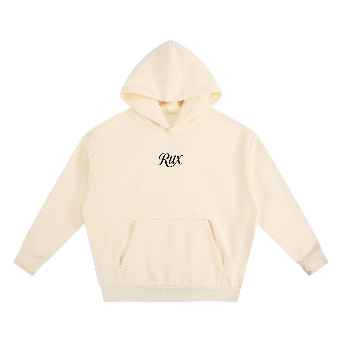 RUX Essential Heavyweight Boxy "Ocean Sketch"  Fleece Hoodie