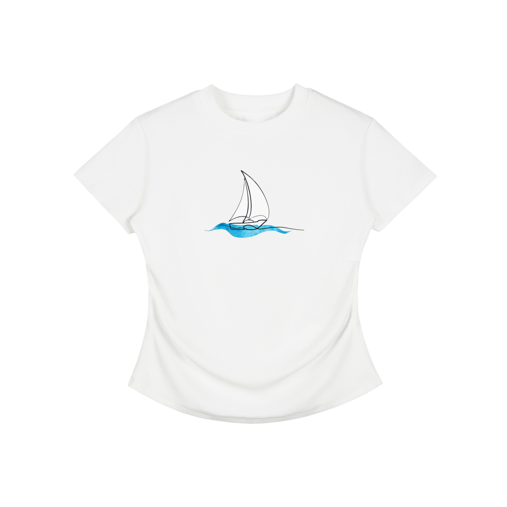 RUX Women's sailboat shirt design