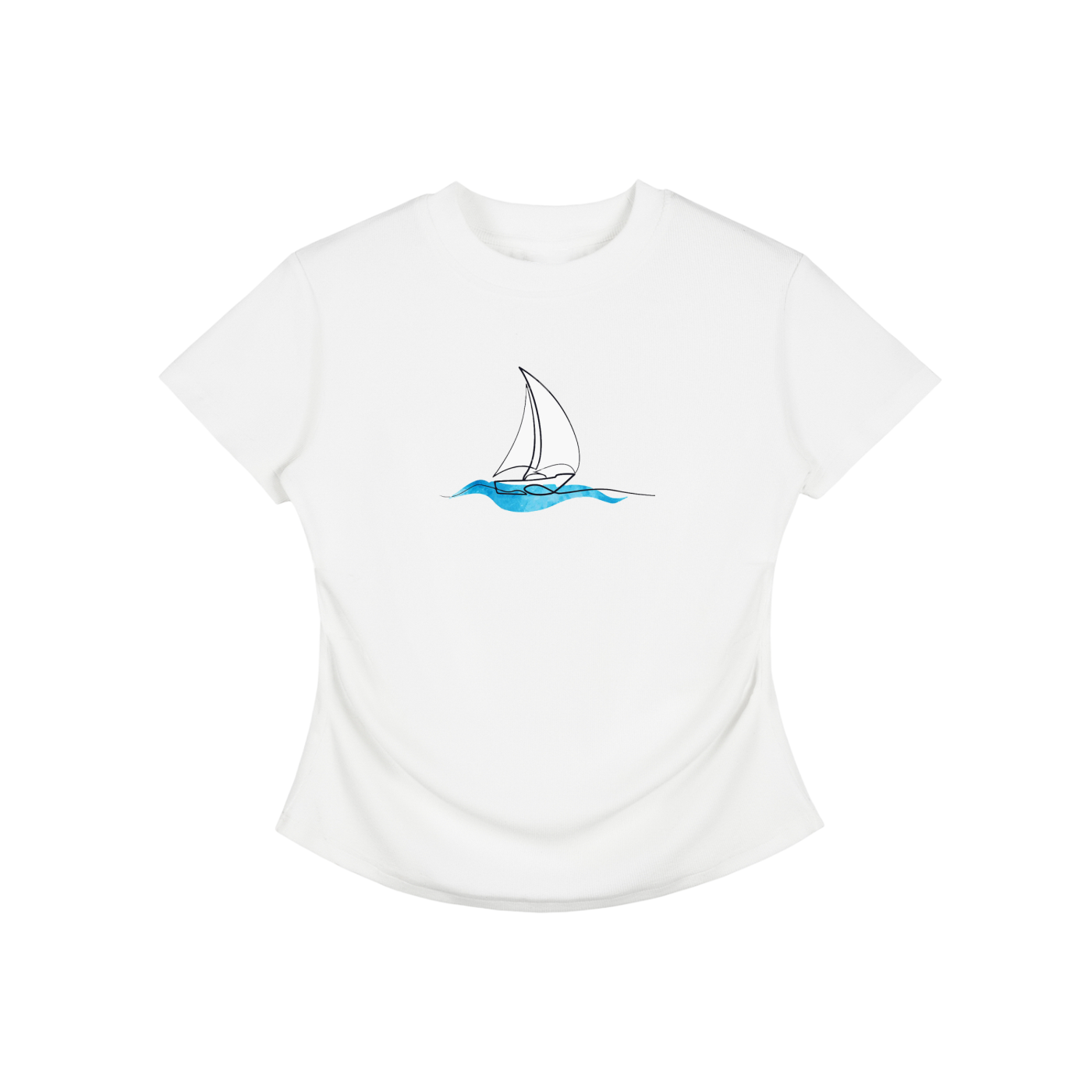 RUX Women's sailboat shirt design
